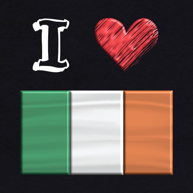 I love Flag from Ireland by JG0815Designs